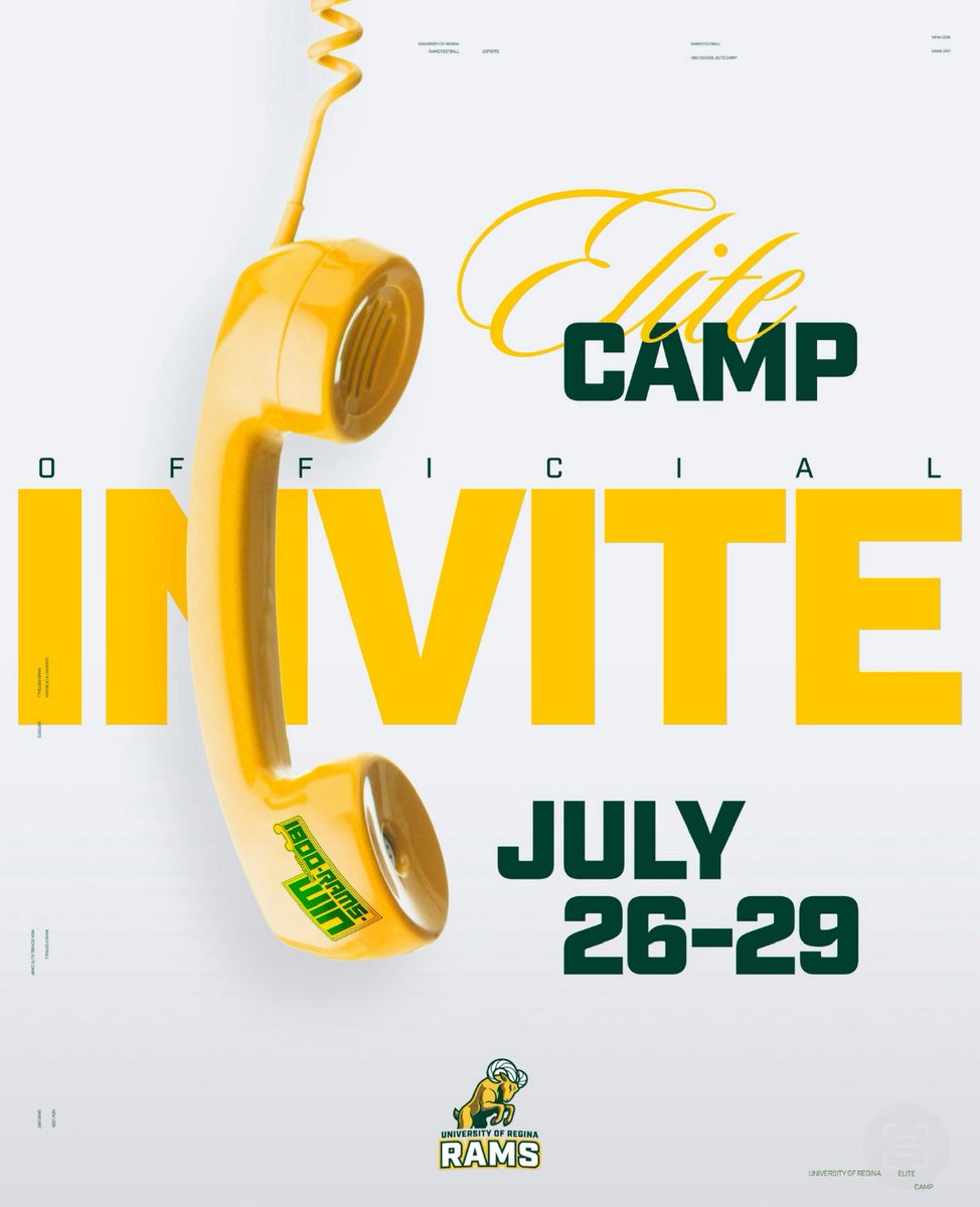 Grateful to have been invited to the Regina Rams Elite camp by <a href="/CoachB_Anderson/">Bruce Anderson</a>