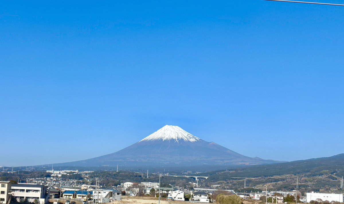 マーキュロで大阪来ました^_^
何気にバナナホール初めてです！
今日は天気良くて富士山綺麗^_^