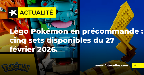 futuradios's tweet photo. Les sets Pokémon de Lego sont désormais disponibles en précommande, les fans peuvent déjà réserver leurs jeux en attendant leur livraison. 🔗 https://t.co/SwyajsRC6S #actu https://t.co/Wz7TXRqyrt