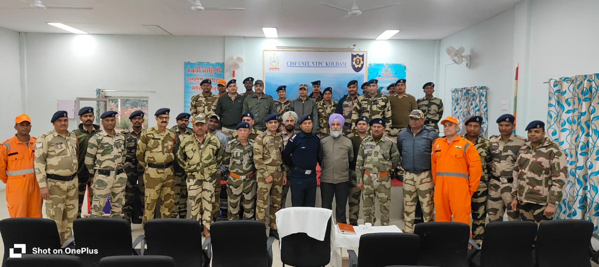 14NDRF's tweet image. 14 NDRF conducted a Community Awareness Programme at CISF Camp , Kol Dam, Distt. - Mandi(H.P.) on 17.01.26
Beneficiaries: 34 CISF personnel