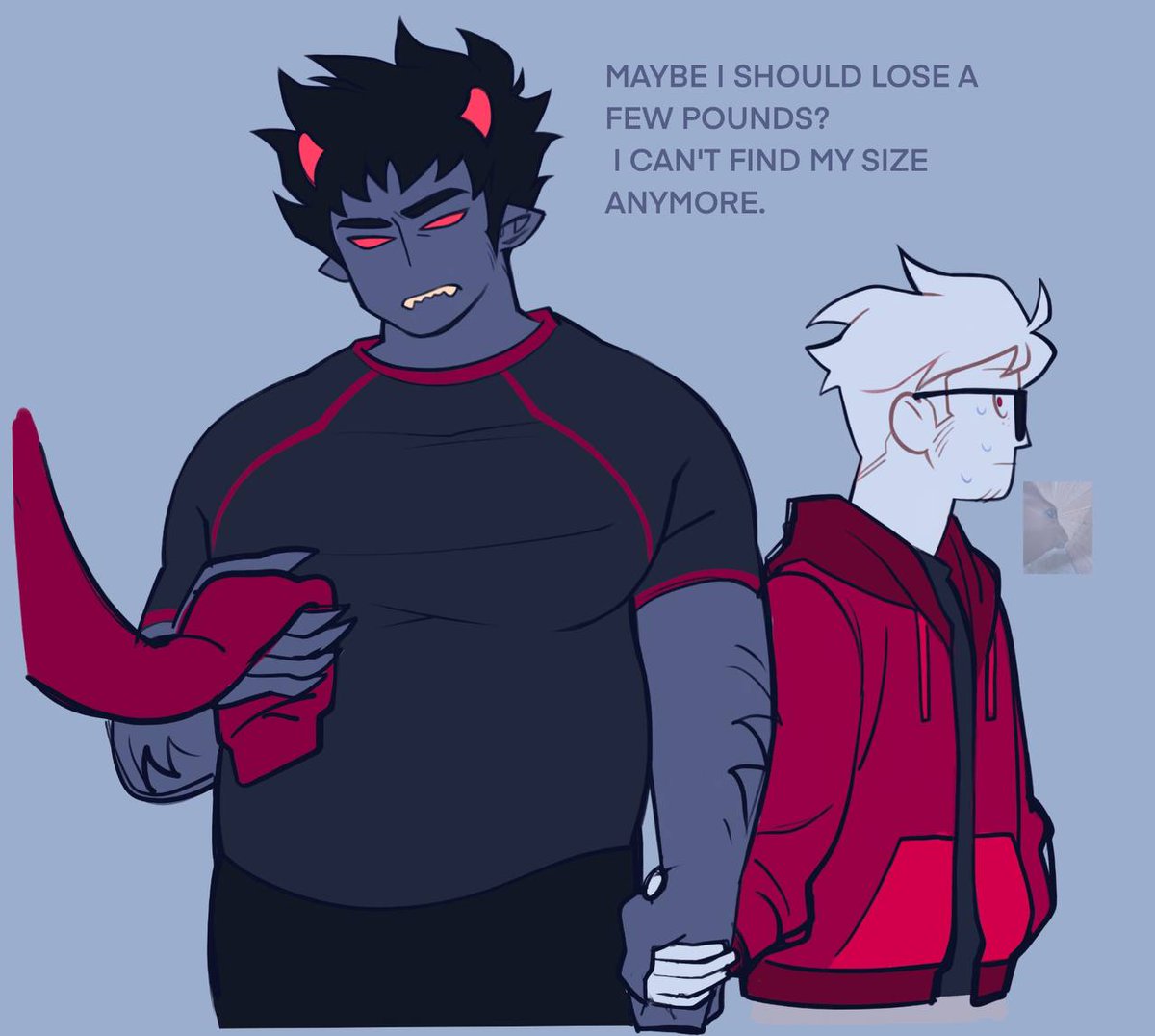 Essti57's tweet image. #homestuck #karkat #dave #davekat