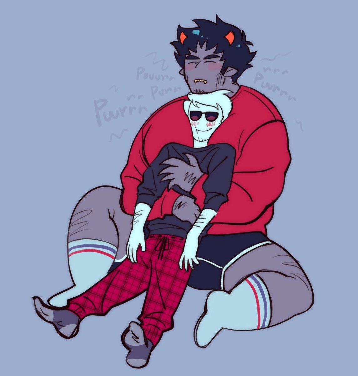 Essti57's tweet image. #homestuck #karkat #dave #davekat
