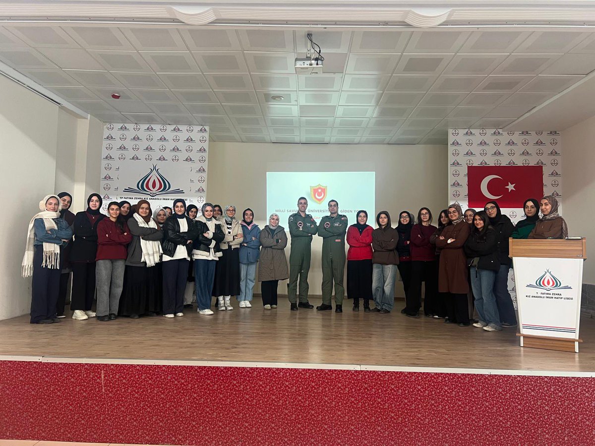 fzihl's tweet photo. Öğrencilerimize Milli Savunma Üniversitesi tanıtım semineri verildi . https://t.co/jQf8IR4SA0