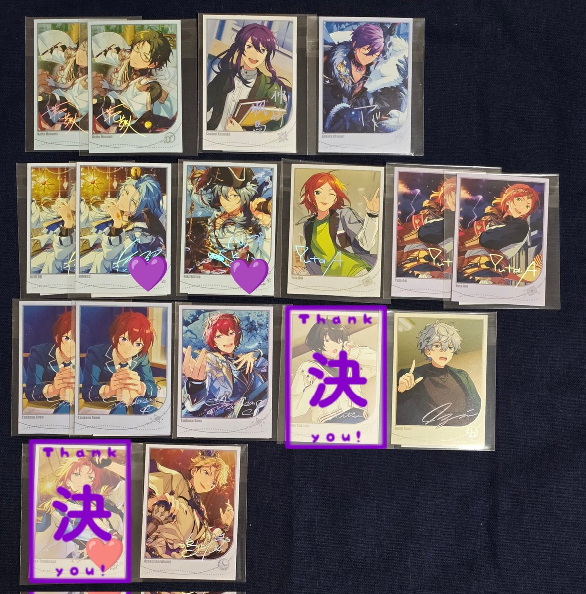 交換】 あんスタ 中国 招募 スカウト ポラロイド 第二弾 譲）北斗 真