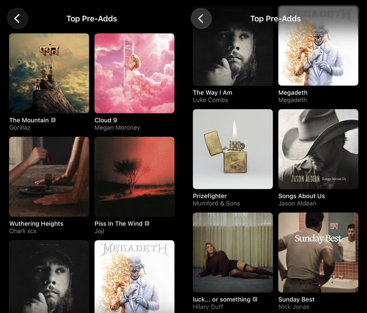 caitmini's tweet image. No placement in Top Pre-Adds for Arirang on Apple Music Canada yet. Let’s go Maples, please pre-save the album on Apple Music now: bts.lnk.to/canada