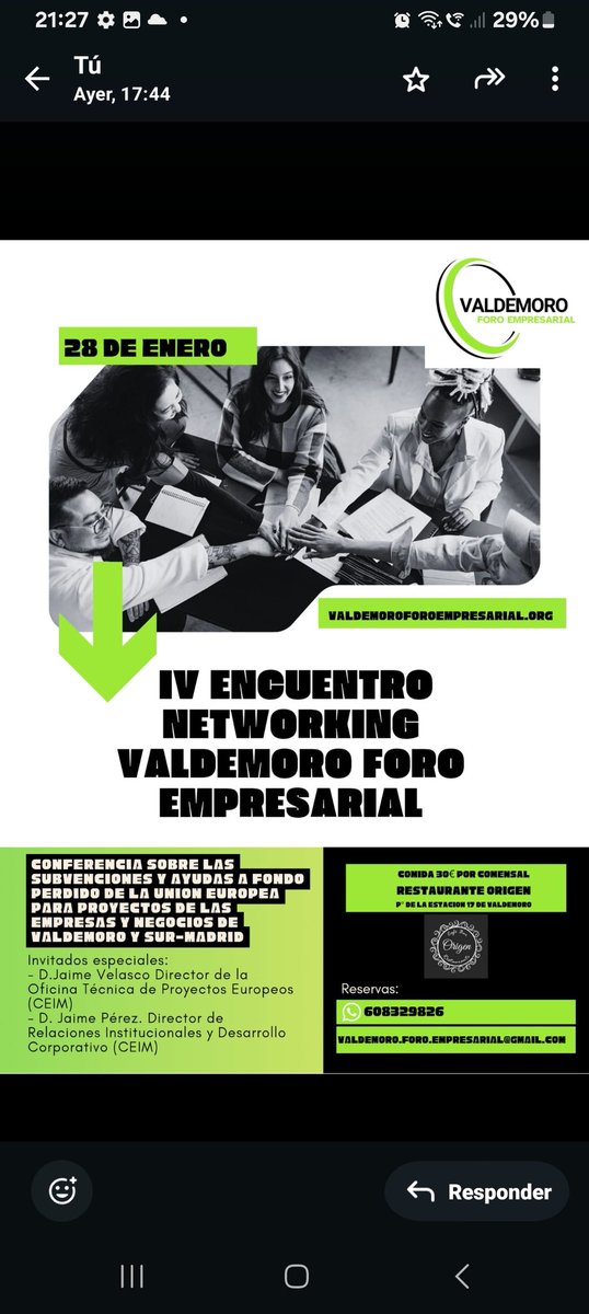 Las empresas y los autónomos son los que generan riqueza, trabajo y bienestar y nosotros les apoyamos al 100%