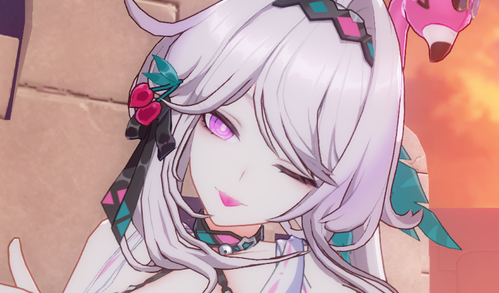 didnt notice she got her lil teeth out
is cute