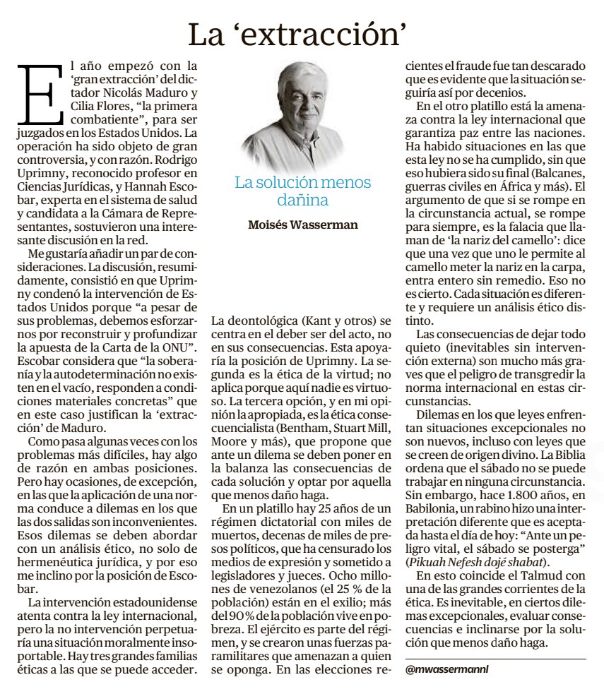 Mi columna del viernes 16, hoy en papel