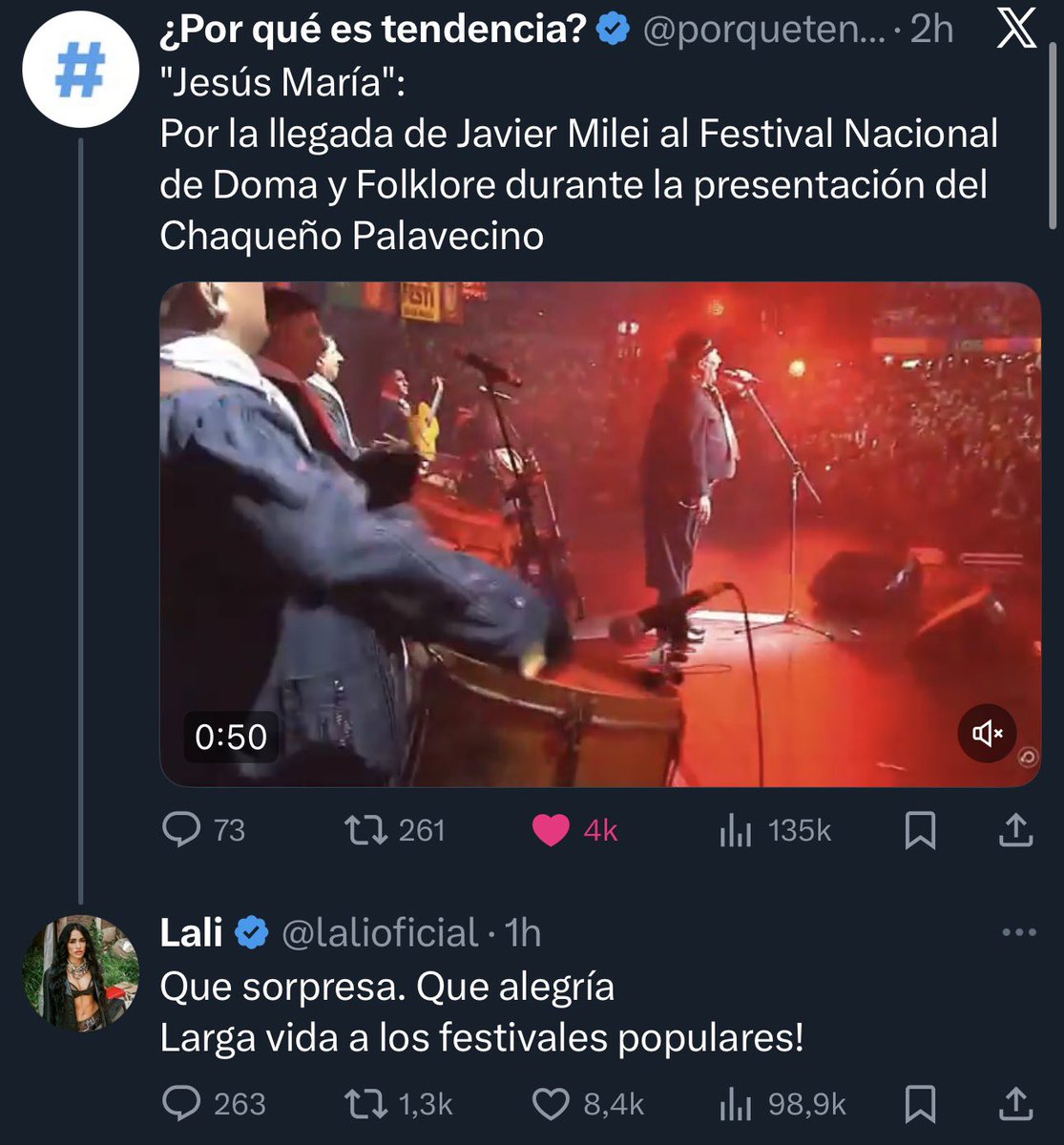 La obsesión que tiene esta chica con Milei es un caso de estudio.