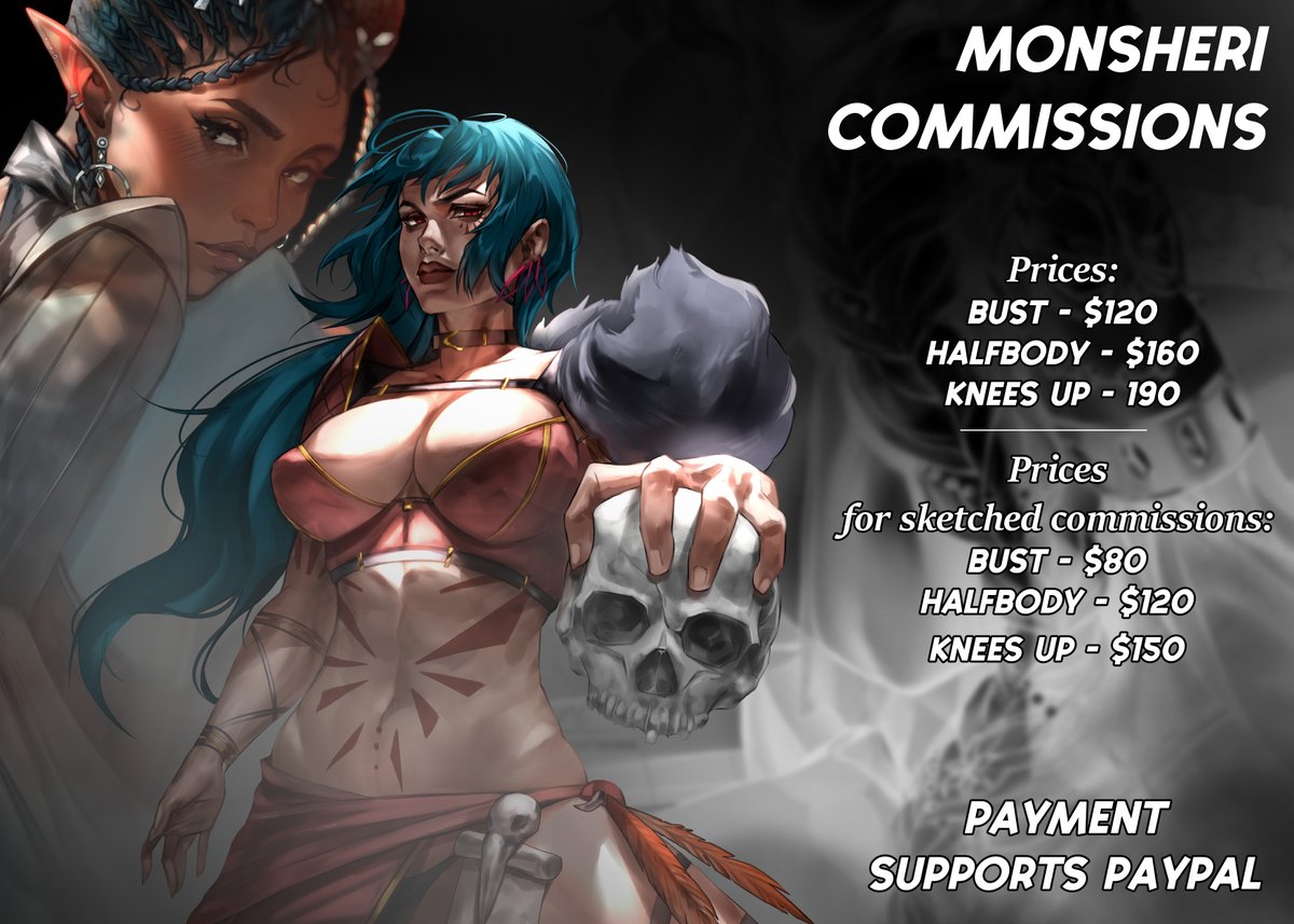 Hi there! February slots is open! ︀︀DM me С: ︀︀
Please share, ty 💜
#Commission #CommissionsOpen #OpenCommissions