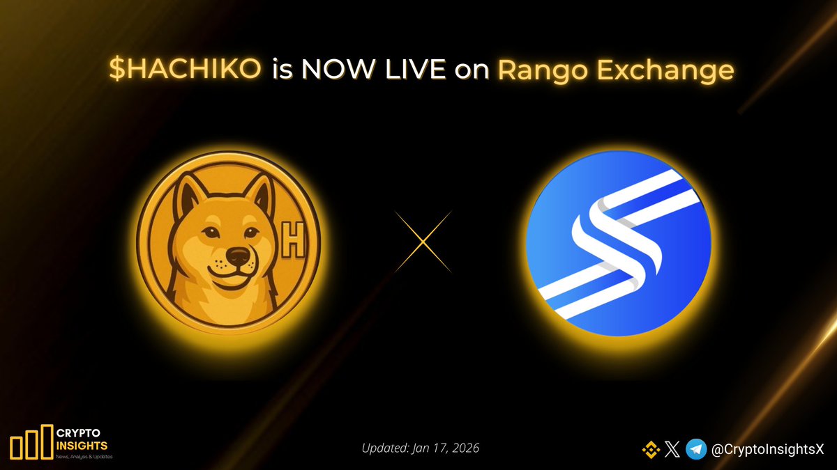📢 <a href="/HachikoInuCTO/">Hachiko</a> $HACHIKO is NOW LIVE on <a href="/RangoExchange/">Rango (💙, 🔄)</a>

#Hachiko isn’t just another dog memecoin. It’s the symbol of loyalty, patience, and unbreakable community spirit on #BNBChain

Keep building !