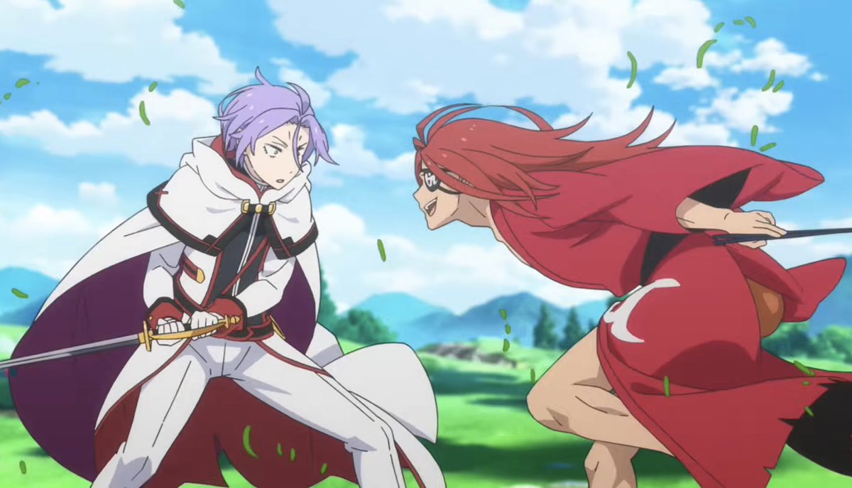 Leo_Rezero's tweet image. 当たり前のように草原をバックに戦ってるけど、二層エレクトラって全てが真っ白の部屋じゃなかったっけ？　アニオリ？