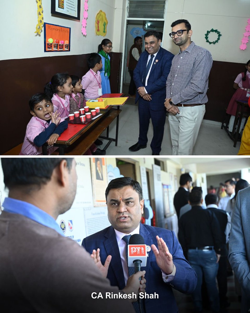 ca_rinkesh's tweet photo. Delighted to inaugurate the #LittleWonderCarnival 2026 at D.P. High School alongside CA. (Dr.) Fenil Shah! 🎀

A proud moment to unveil *Ahmedabad’s First Accounting Museum*. 📊🏛️ Incredible effort by 1000+ students to make learning fun!

#Education #Ahmedabad #ICAI #FutureCAs https://t.co/1QlVihDL18