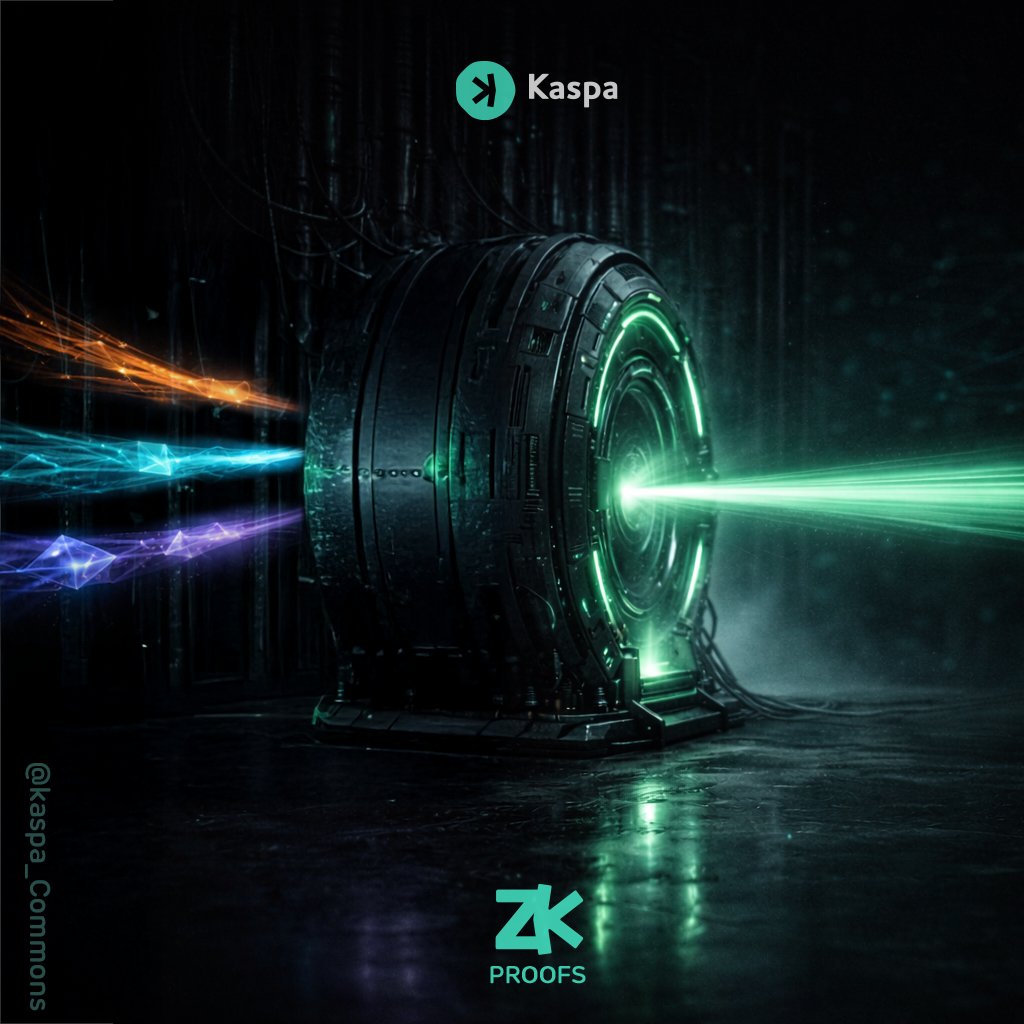 Big news from a Kaspa dev, <a href="/asaefstroem/">saefstroem</a> 

Kaspa can now verify #Groth16 proofs.

Simply put, Groth16 is one of the most common “zero knowledge proof” standards in crypto. It lets someone prove a claim is true, without revealing the private data behind it.

So what does this