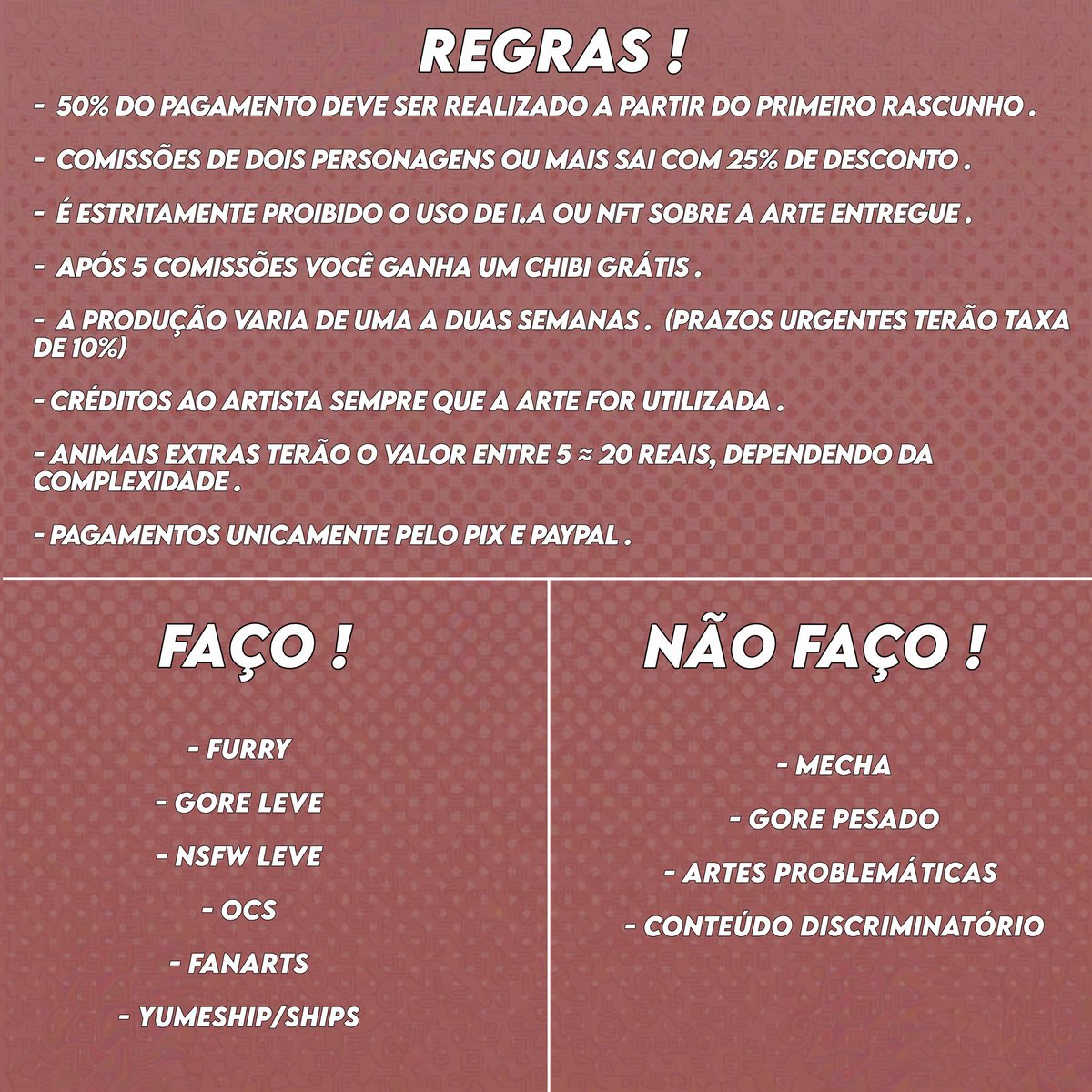 viado de bosta comms open (02/05) tweet media