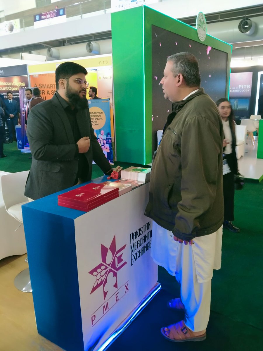 PakMercEx's tweet image. 𝐃𝐚𝐲 𝟏 𝐚𝐭 𝐈𝐓𝐂𝐍 𝐀𝐬𝐢𝐚 𝟐𝟎𝟐𝟔 — 𝐚𝐧𝐝 𝐭𝐡𝐞 𝐜𝐨𝐧𝐯𝐞𝐫𝐬𝐚𝐭𝐢𝐨𝐧𝐬 𝐚𝐫𝐞 𝐢𝐧 𝐟𝐮𝐥𝐥 𝐬𝐰𝐢𝐧𝐠.

PMEX participated in the 𝐒𝐄𝐂𝐏 𝐏𝐚𝐤𝐢𝐬𝐭𝐚𝐧 𝐌𝐚𝐫𝐤𝐞𝐭 𝐏𝐚𝐯𝐢𝐥𝐢𝐨𝐧 at the 𝟐𝟕𝐭𝐡 𝐈𝐓𝐂𝐍 𝐀𝐬𝐢𝐚, held at the Expo Centre, Lahore, and…