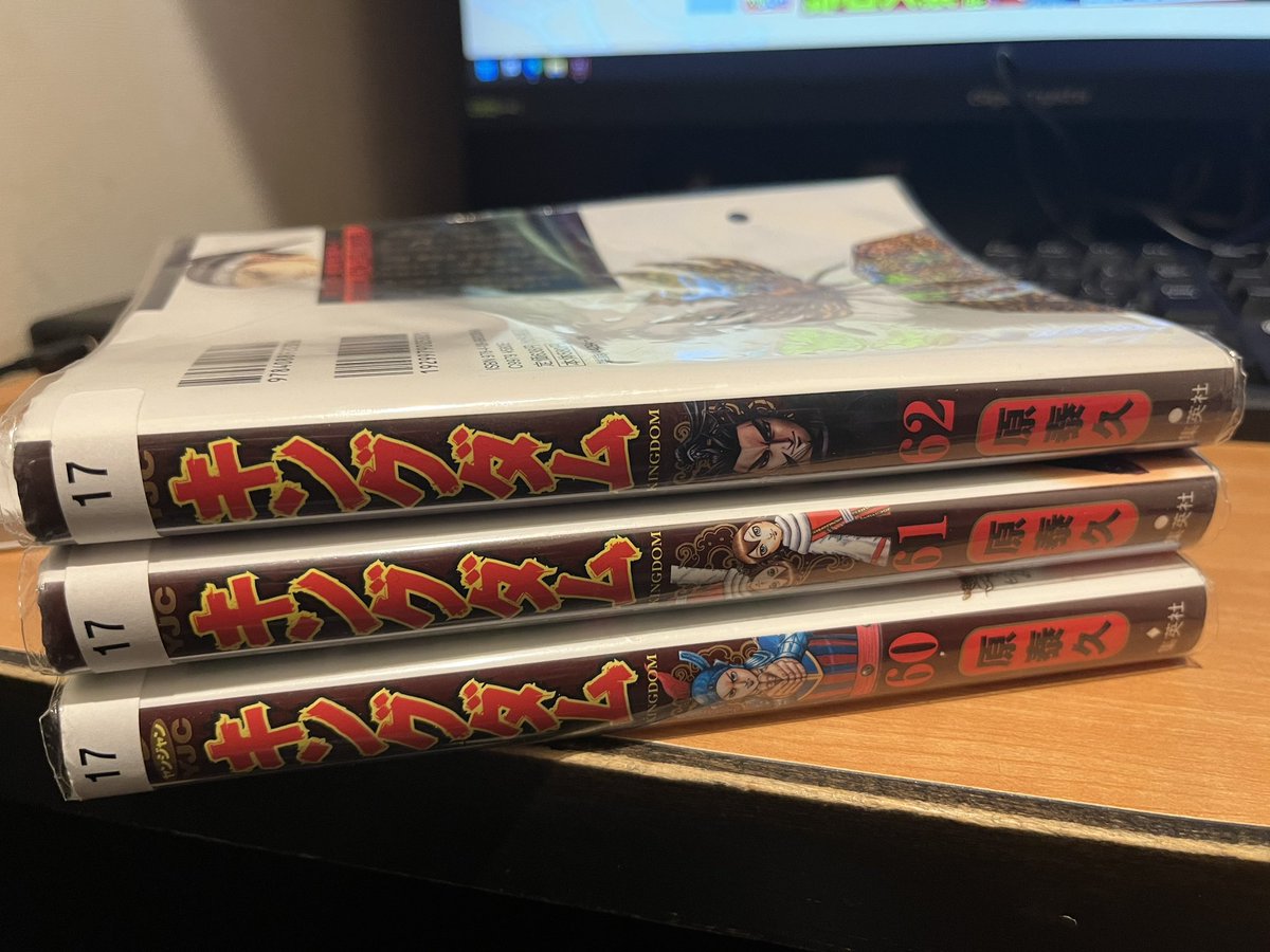 tkd3a's tweet image. 62巻まで！＿φ(￣ー￣ )