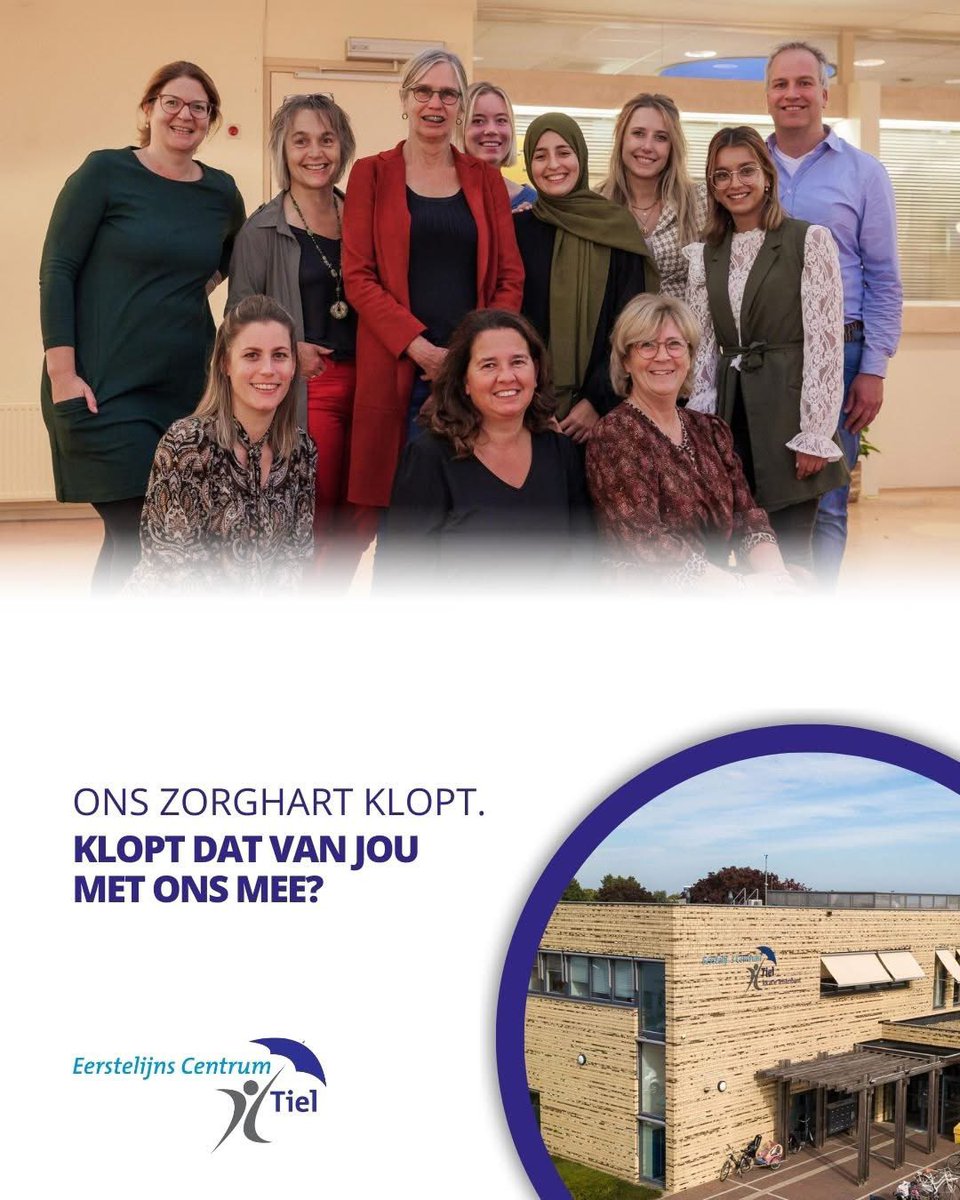 Bij ons klopt het zorghart van teams die samenwerken, elkaar ondersteunen en met aandacht klaarstaan voor patiënten 💙 Wij geloven dat goede zorg begint bij een fijne werkomgeving, waarin iedereen zich welkom voelt en kan bijdragen

 👉  werkenbijecttiel.nl

#Tiel #Gelderland