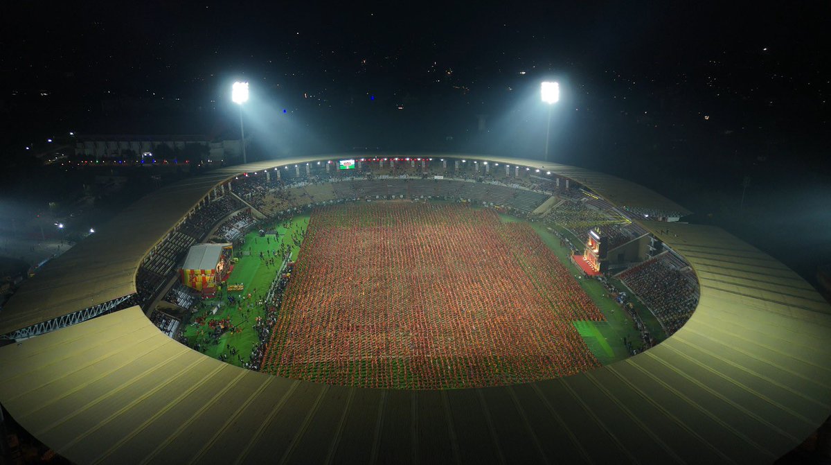 Colours and culture come together in a powerful celebration of Bodo heritage.

Sharing captivating panoramic glimpses from #BagurumbaDwhou, a true reflection of Assam’s rich cultural spirit.