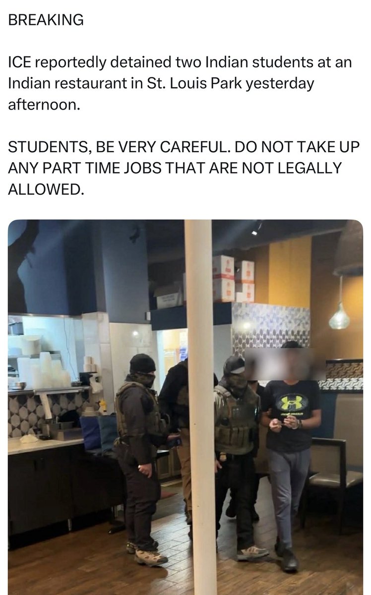 Mabbitmama's tweet image. คนไทยเหมือนกัน มาเรียนแล้วหาทำงานตามร้านอาหารไทยนี่ห้ามเลยนะ หรือพวกมา W&amp;amp;T แล้วเปลี่ยนเป็นวีนักเรียน เรียนภาษา แล้วทำงานร้านอาหาร เลิกได้เลิกก่อนโดนจับ เดี๋ยวนี้จับจริงจัง

FYI รอบที่ล้าน วีซ่านักเรียนทำงานได้แค่ในโรงเรียน+ทำเรื่องฝึกงานนอกมอ ✅ งาน part-time นอกมอห้ามเด็ดขาด ❌