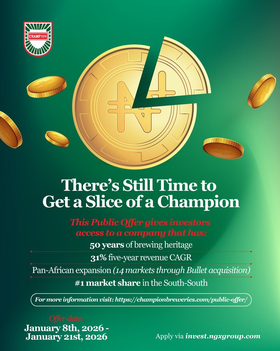 Champion Breweries Plc tweet media