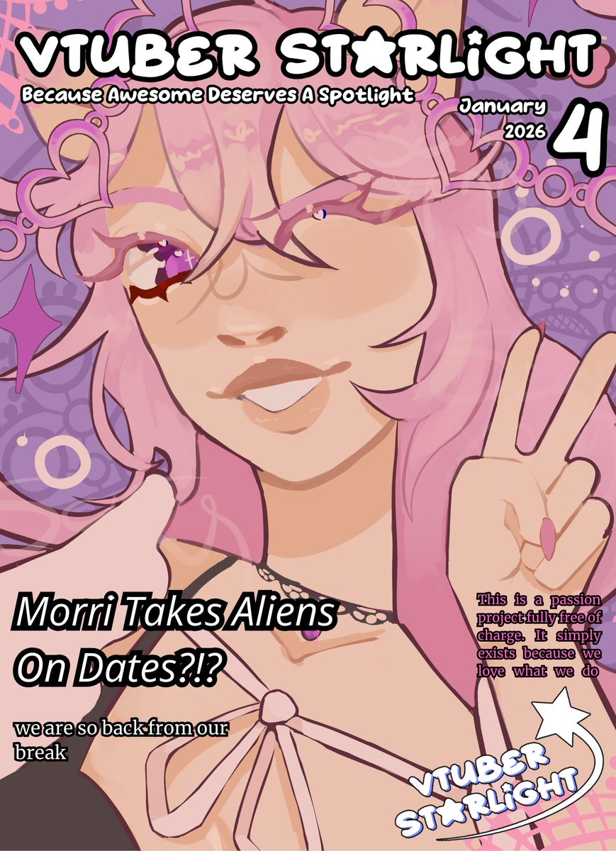 VTStarlightMag's tweet photo. VTUBER STARLIGHT #4 IS OUT (after some..big delays) 

I hope you all enjoy! https://t.co/2UUlTV9LdQ