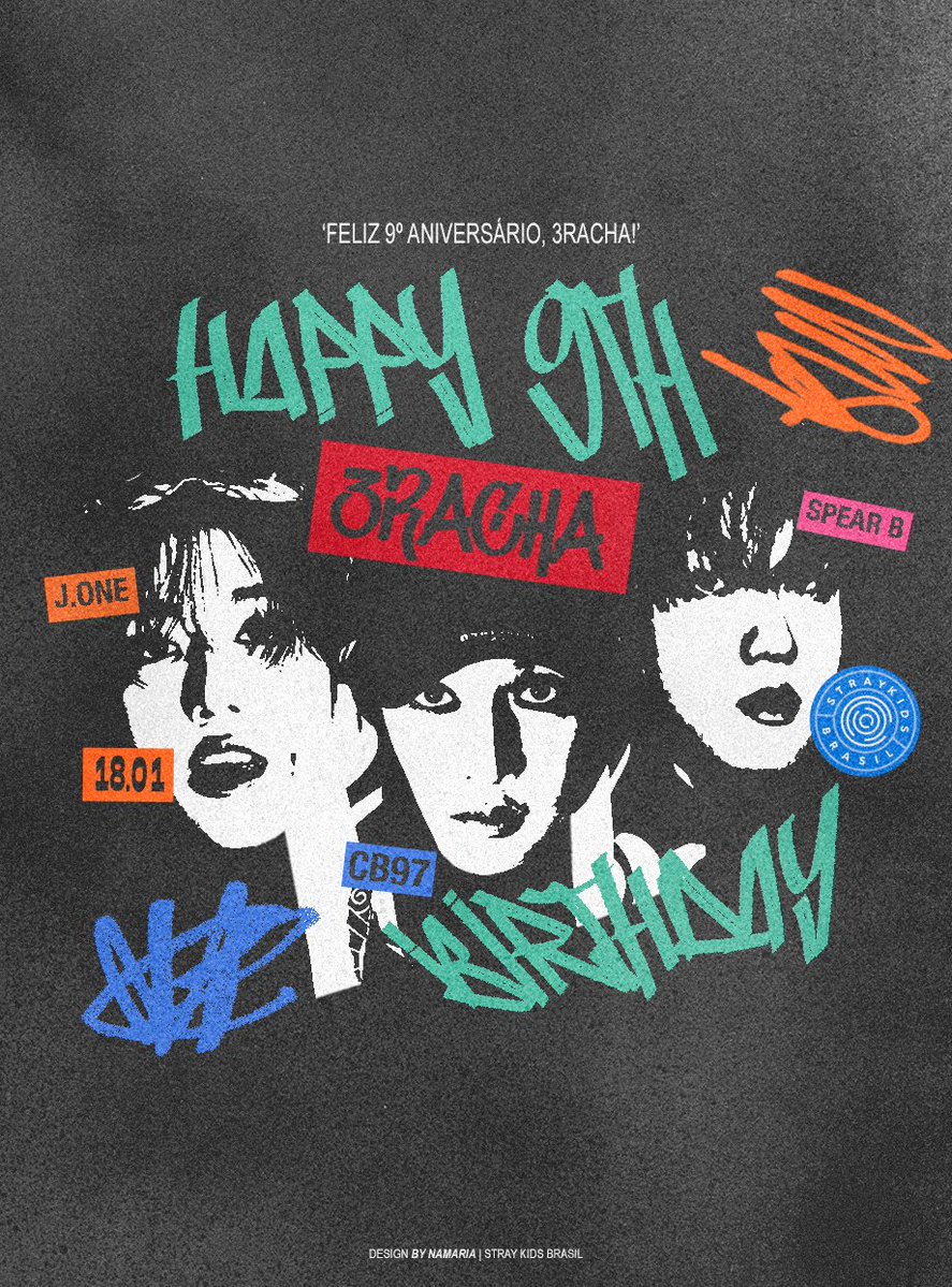 StrayKidsBrasil's tweet image. 🎂 HAPPY 3RACHA DAY 🎂

Hoje é o dia de celebrar a existência do 3RACHA, essa união magnífica que se dedica diariamente para entregar as melhores músicas para o Stray Kids e STAYs. Bang Chan, Changbin e HAN não apenas produtores e compositores esplêndidos, mas são artistas que…