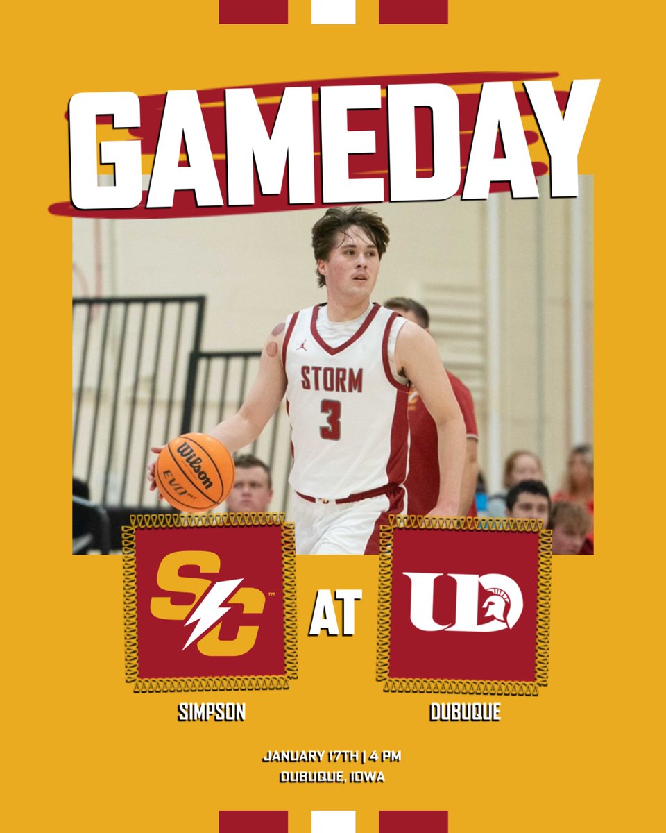 Simpson Men's Basketball tweet media