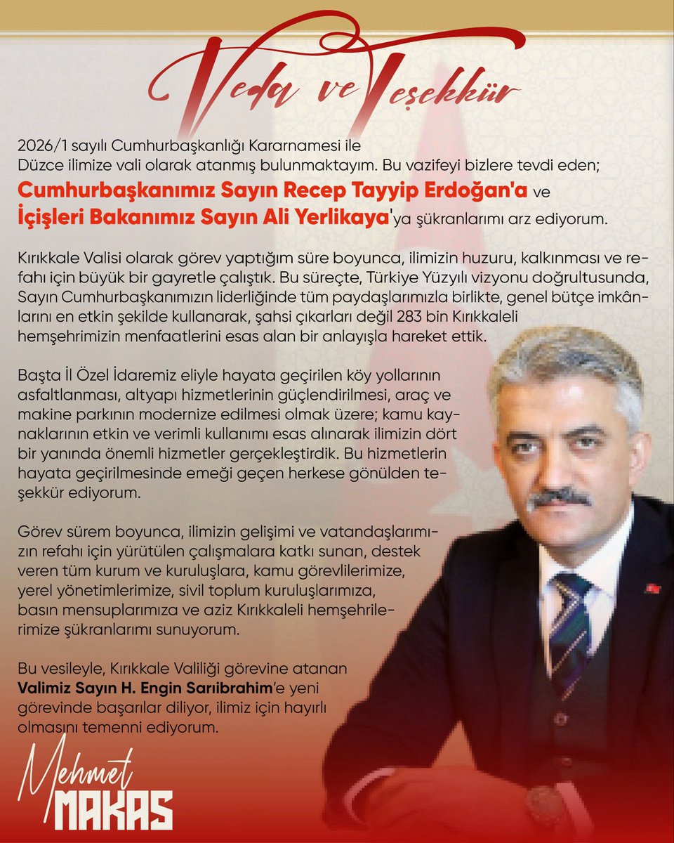 Kırıkkalemizin Güzel İnsanlarını
Mevlamıza Emanet Ederken…🤲

Dua,Veda ve Teşekkür..💐🇹🇷🇹🇷🇹🇷