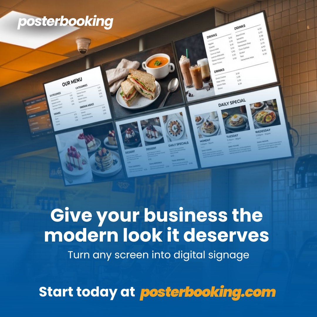 PosterBooking - Free Android/Firestick Signage App tweet media