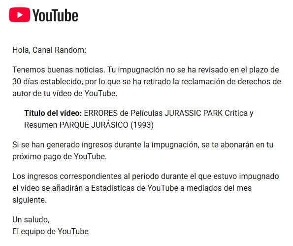 elcanalrandom's tweet image. 75 y por fin he ganado TODAS las reclamaciones de COPYRIGHT