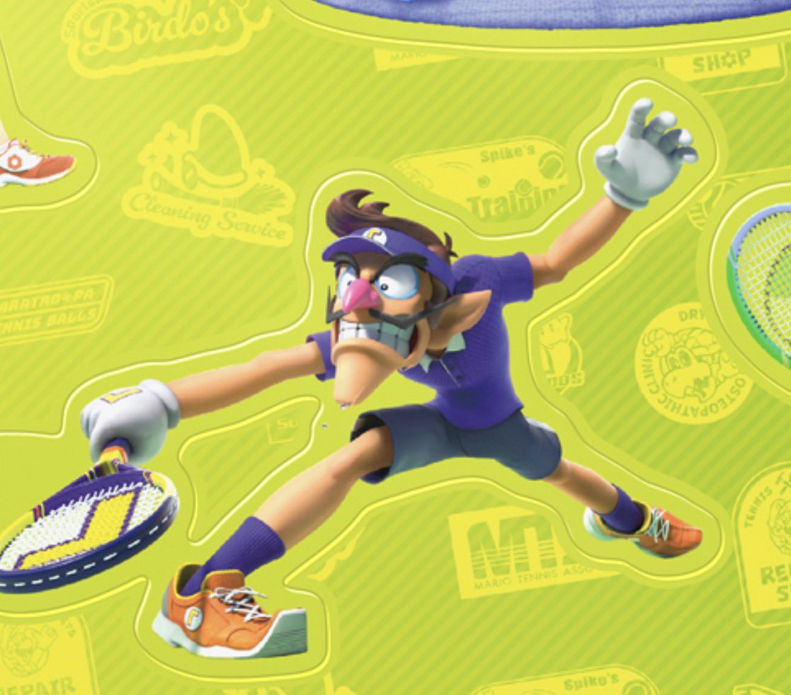 misterduby's tweet image. After 8 years we finally have a proper render of Waluigi in his Tennis outfit 🔥

Love this gangly fool, look at him