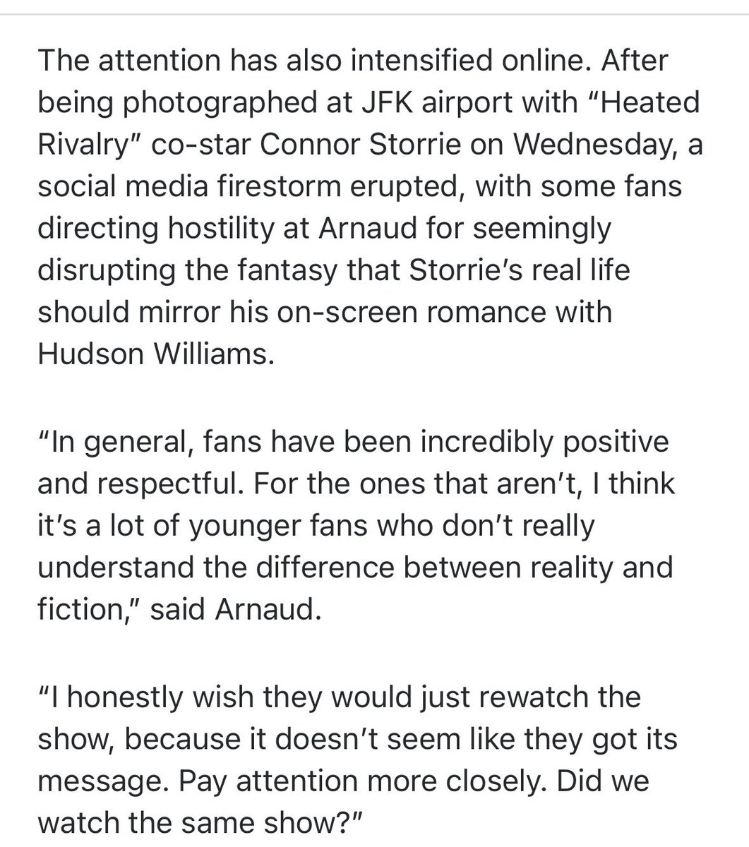 “I honestly wish they would just rewatch the show, because it doesn’t seem like they got its message. Pay attention more closely. Did we watch the same show?” leave 👏🏼 françois 👏🏼 alone 👏🏼