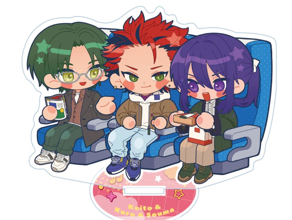 #紅月は永遠に3人
3人の時が一番幸せそうに見えます
紅月の3人は家族です