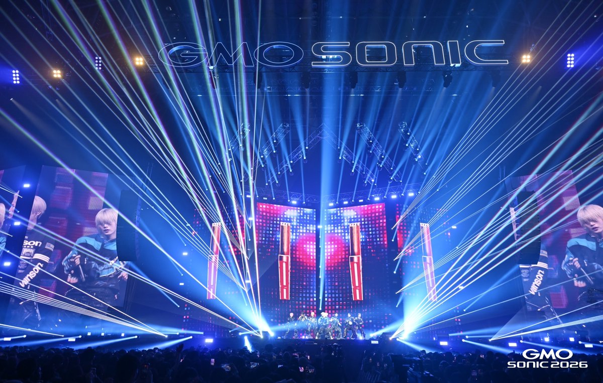 4年連続出演となる #JO1 (<a href="/official_jo1/">JO1</a> )は「HAPPY UNBIRTHDAY」〜「RUSH」とスタートからアクセル全開。

中盤は「INTO YOU」や「HIDEOUT」でムードを一変。多彩な顔を見せつつ、「Handz In My Pocket」や「Trigger」で再びフロアを熱狂の渦へ。
Photo by masanori naruse
#GMOSONIC #GMOSONIC2026