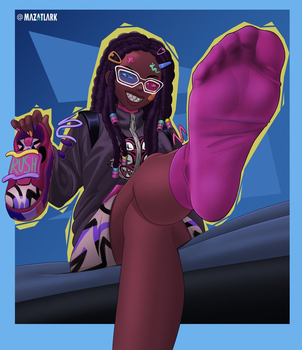 Mazatlark's tweet photo. Imani is a very 'think outside the box' type of artist, and as such, she likes to vent her frustrations out in unconventional ways.

Comm work for @Lazy_Username1 https://t.co/S20h6n8wXn