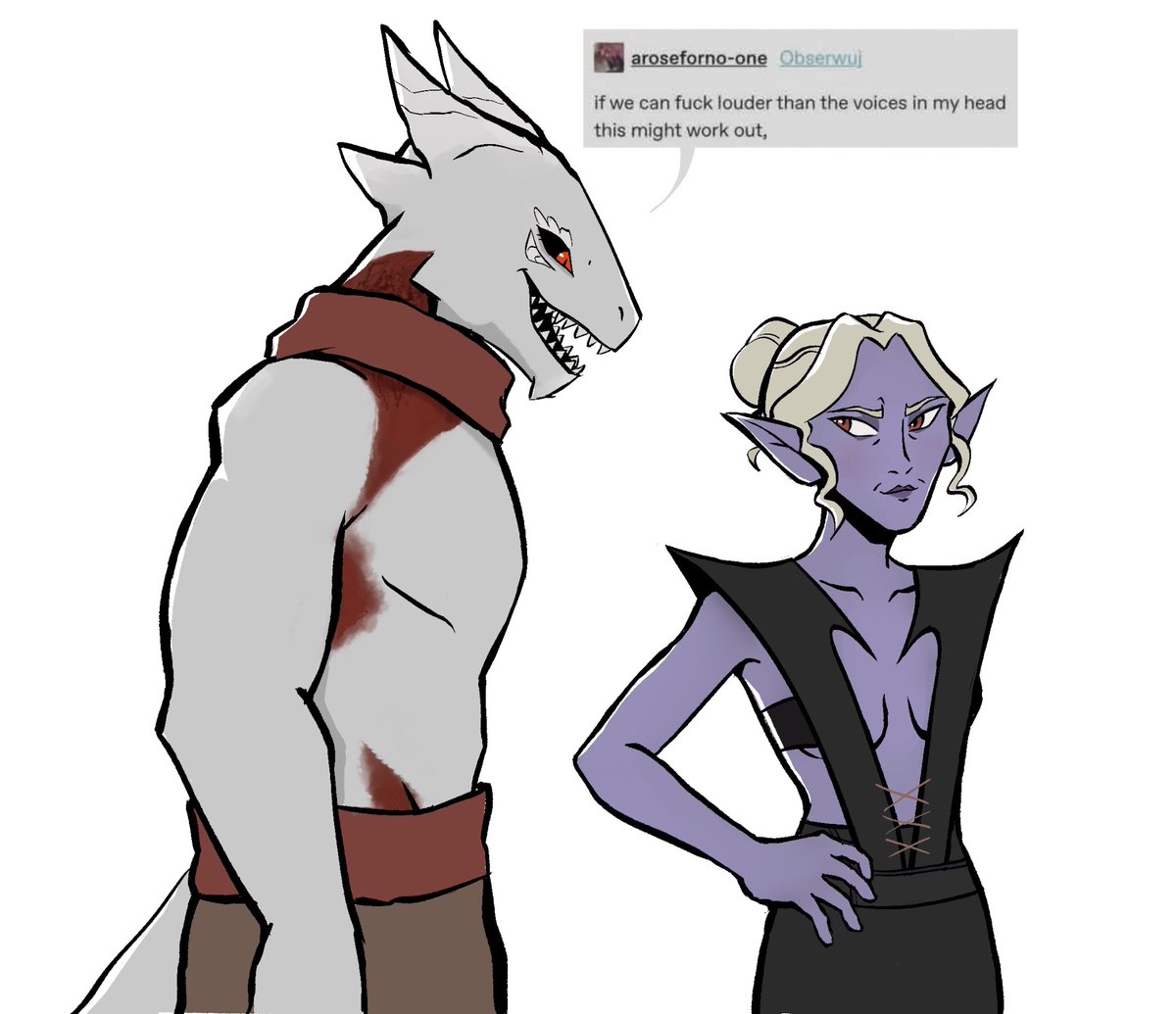 thisisanerror_'s tweet image. Idk lesbian sex might just fix her this time

#minthara #bg3 #durge