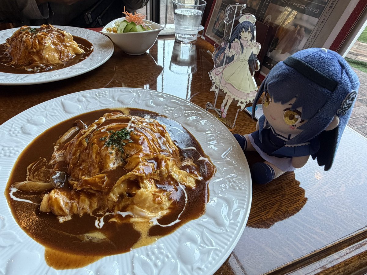 InvisibleBorder's tweet image. 頂いちゃったナース鴎ちゃんめっちゃ可愛い🩵🩵🩵

あとこのオムライス美味しいです

ふぎゃーふぎゃー︵ (°e°)︵