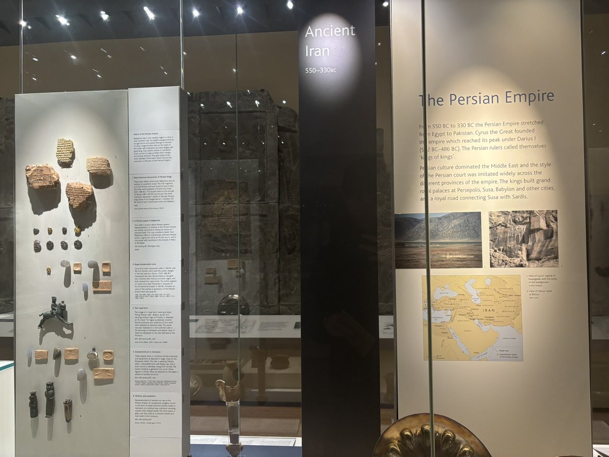 昨日、大英博物館でイランの長い歴史に関する展示を見てきた。
これほど豊かな文明を持つ国が、狂信的な神権体制から解放されたら、どれほど世界は明るくなるだろうかと、強く考えさせられた。
#FreeIran2026
