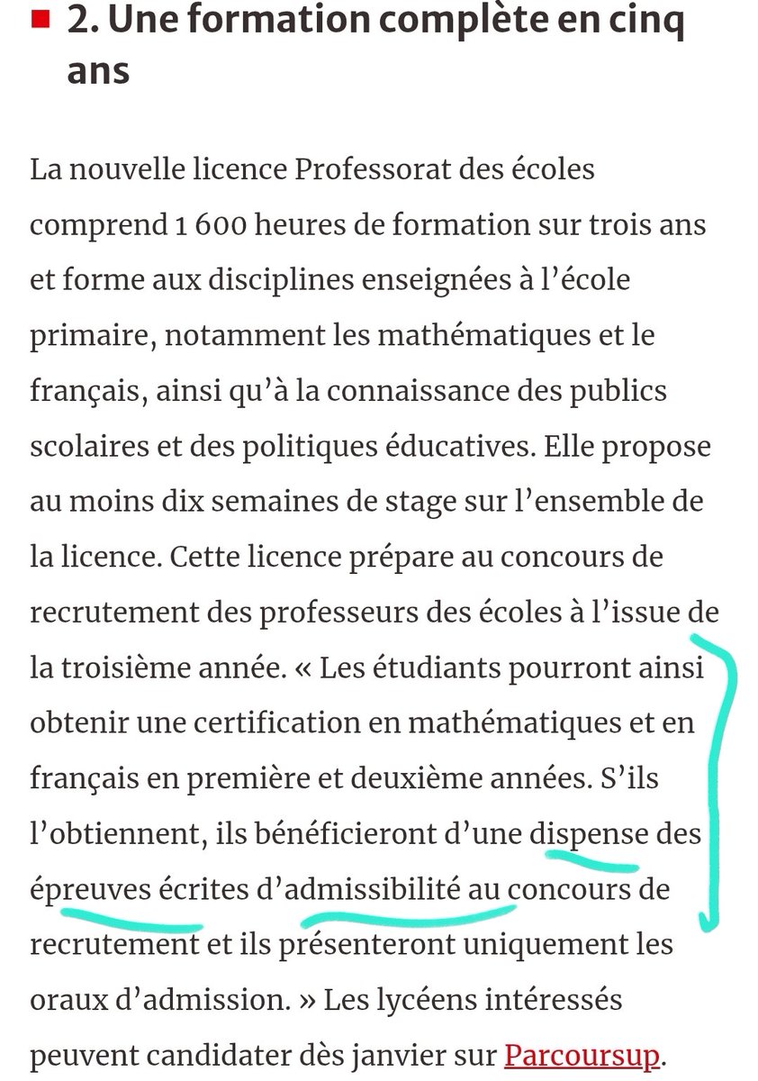 k7558k's tweet image. Comment dévaloriser  le concours de prof des écoles...