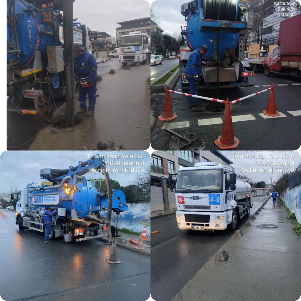 İSKİ Çalışıyor ‼️
İski Bakırköy ve Zeytinburnu Halkı için çalışıyor.
Tıkalı atıksu hatlarına müdahale ediyor ve periyodik atıksu kanalı temizliği çalışmalarımızı sürdürüyoruz.👷‍♂️👷‍♀️💦