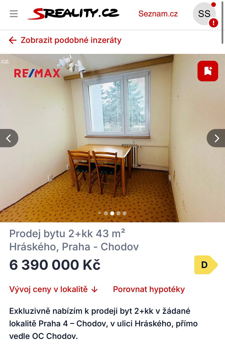 SimonSvatos1's tweet photo. 🇨🇿Prague vs 🇦🇹 Vienna Apartment:

🇦🇹Vienna, Ottakring - 269,000€ - 1br 1ba 70m2
———————————
🇨🇿Prague, Chodov - 263,000€ - 1br 1ba 43m2

Average price-to-income ratio: 

🇦🇹Vienna: ~12.5 to 13.5
🇨🇿Prague: ~18.9 to 19.3

People wanted more comparsions of European capital cities: https://t.co/shtkimtIS2