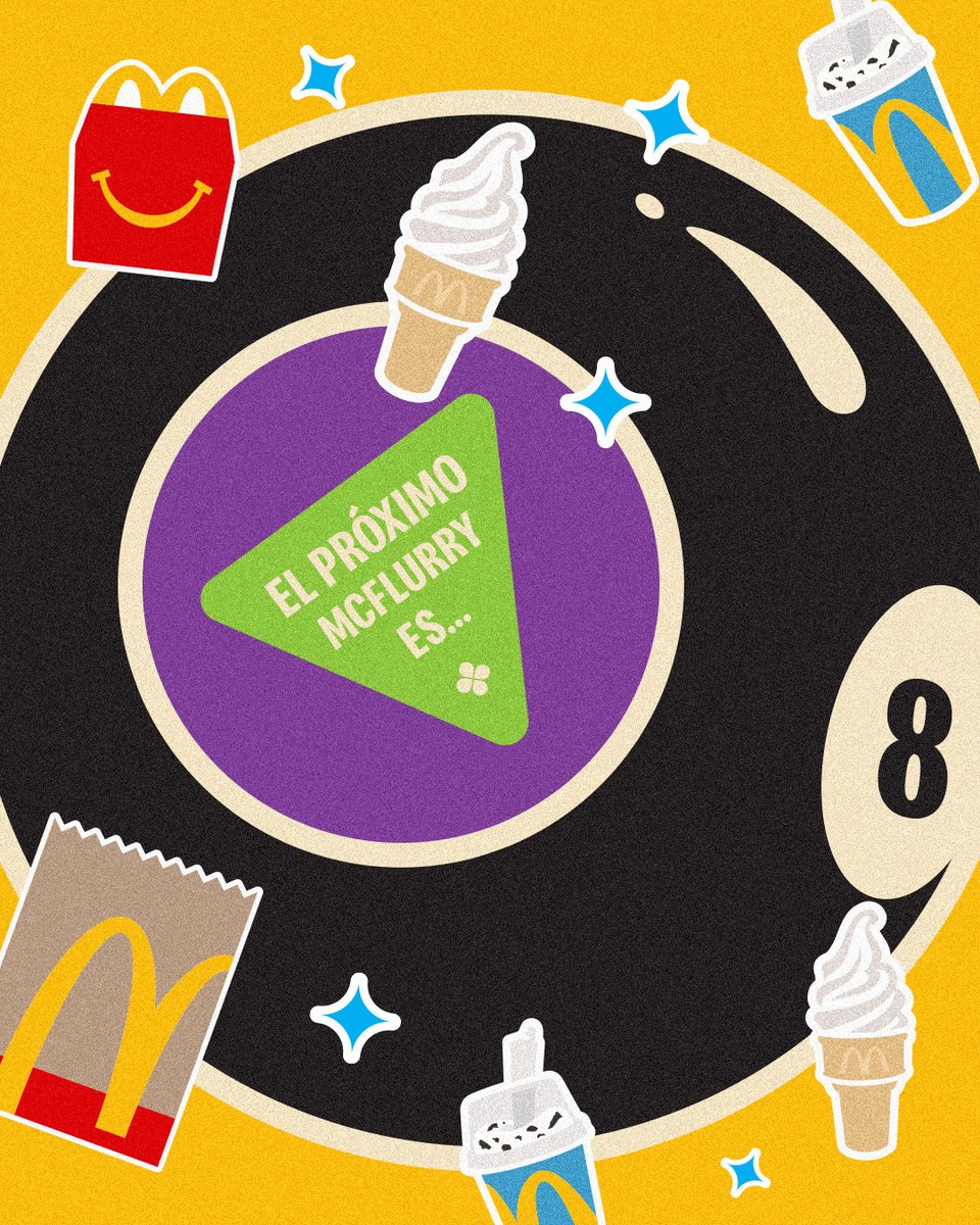 Adivina, adivina… 🎱🍦

¿Cuál será el próximo McFlurry?

💬 Comenta tu predicción y crucemos los dedos.🤞✨

#VivirAloMAC #McDonaldsRD #McDonalds #MeEncanta #HappyMeal