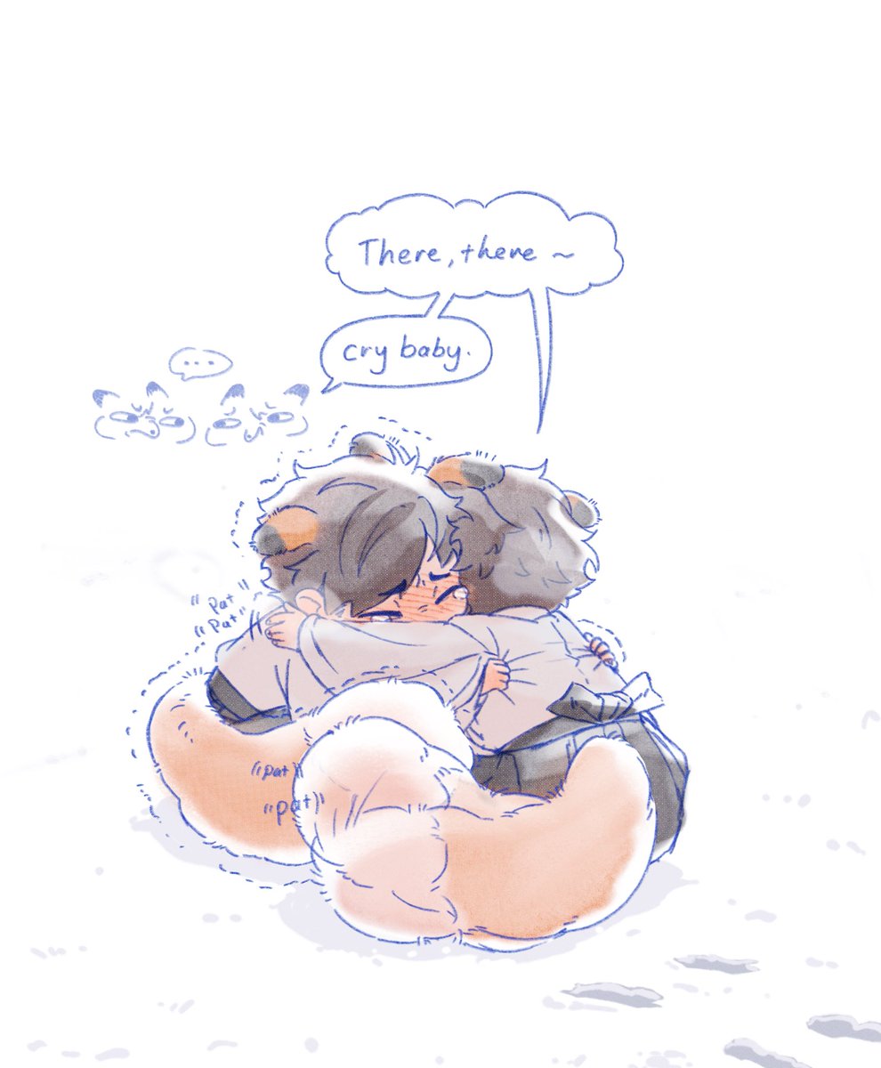 goatticorn's tweet image. WHOOOOOOSHHH WHOOOSH WHOOSH! I’mma freeze ‘Tsumu!!! Muwhahaha!! 😈 🌬️💨💨💨💨💨❄️❄️❄️❄️

'Tsumu does not handle the cold well (Samu's not any better cuz he's already sick with the cold)
❄️❄️❄️❄️🦊🦊❄️❄️❄️❄️
#atsumumiya #osamumiya