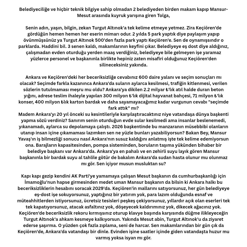 ffaltinok's tweet photo. @TolgaTurgut_06 Hadsiz tolga bu yazdıklarımı dikkatli oku. https://t.co/GWvs9C7e9Q