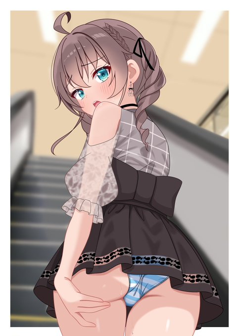 まつりちゃんの後ろの人の景色
#祭絵
#まつりは絵っち 