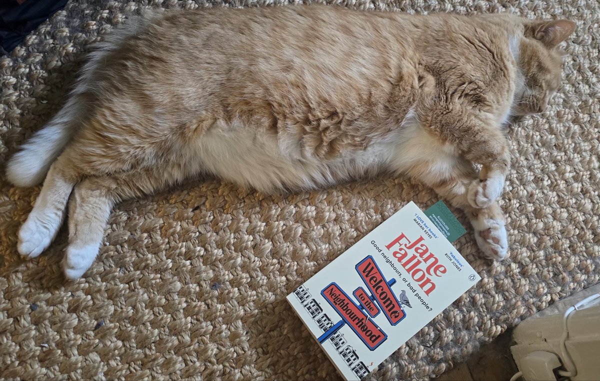 LondonBean28's tweet photo. @JaneFallon I promise this is my priority read today after my morning nap 😻🐾🐈 https://t.co/bolfrtBu2i