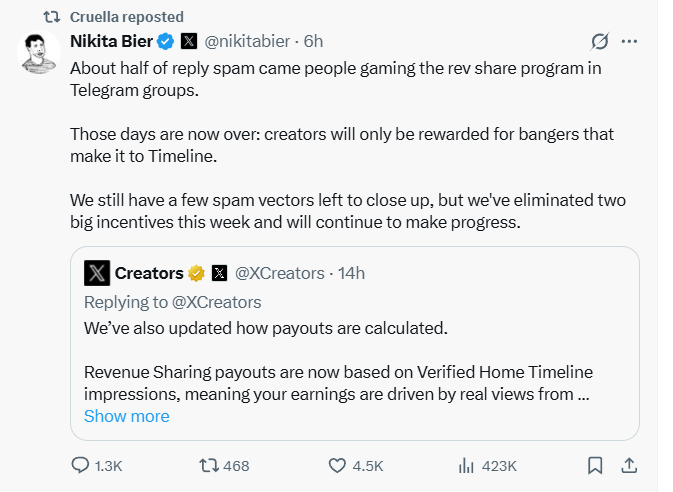 It is what <a href="/Cruellacodes/">Cruella</a> trying to achieve with <a href="/womdotfun/">wom.fun</a> 

We already saw first campgain and bunch of kids who tried to gamble system.
No farmers.
No shillers.
No fudders.

Fingers crossed Cruella! I hope you will achieve your goal with $wom!