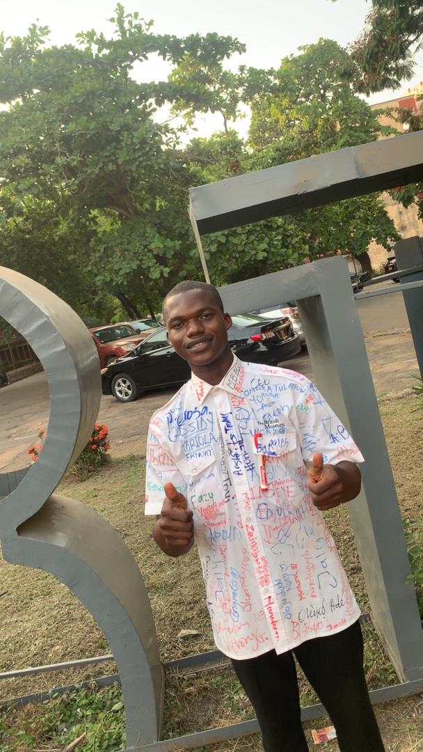 i_am_mko1's tweet photo. Last month, I wrote my final paper and signed out as an undergraduate of the Department of Linguistics and African Languages, University of Ibadan.   This month, I submitted my project and am now grateful to be a graduate. Ọjọ́ náà rèé bí ná. 
#graduate https://t.co/graeregDcQ
