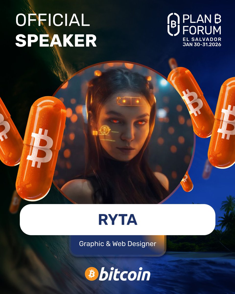 Design shapes adoption. @rytadecrypt joins us at Plan ₿ Forum El Salvador  to talk Bitcoin, design, and communication. Jan 30–31. #PlanBForum